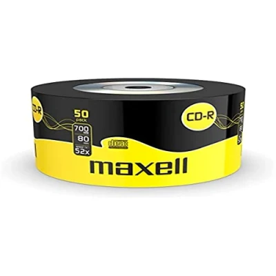 Afbeelding van CD R 80 Min/700 MB MAXELL 52x Speed Shrink pack 50 pieces