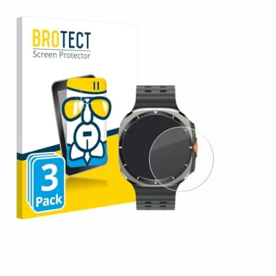 Afbeelding van BROTECT Screenprotector voor Samsung Galaxy Watch Ultra (47 mm) Folie Beschermfolie Beschermglas transparant (3 Stuks)