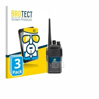 Afbeelding van BROTECT Screenprotector voor Midland G18 Pro PMR Folie Beschermfolie Beschermglas transparant (3 Stuks)