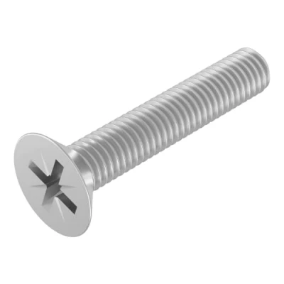 Afbeelding van SECCARO Verzonken schroef M6 x 35 mm, roestvrij staal V2A VA A2, DIN 965, kruiskop/PZ, volledige schroefdraad, 20 stuks