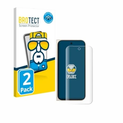 Afbeelding van BROTECT Screenprotector voor Google Pixel 9 Pro Fold Folie Beschermfolie transparant volledig dekking (2 Stuks)