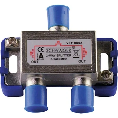 Afbeelding van Schwaiger VTF8842 241 Satellietsignaalverdeler 2 voudig 5 2400 MHz
