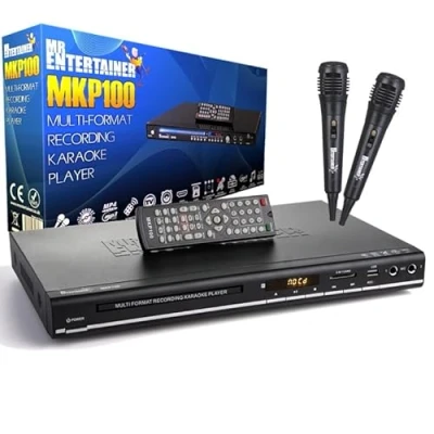 Afbeelding van Mr Entertainer MKP100 CDG DVD MP3G karaoke Machine Player. Opname machine. HDMI/Rip/USB