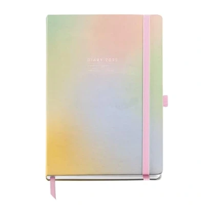 Afbeelding van Miquelrius Kalender 2025, jaarplanner, 155 x 213 mm, weekoverzicht, envelop van gelamineerd karton, spiraalbinding, rubberen bandsluiting, papier 80 g/m², Catalaans, Engels en Portugees, Aurora