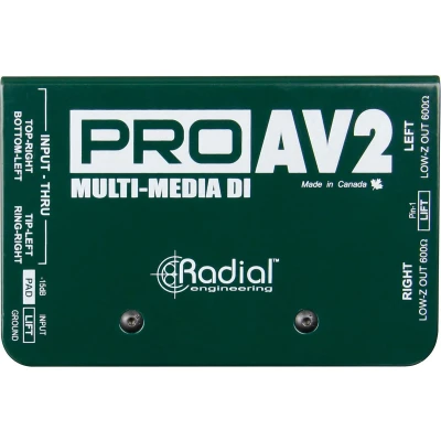 Afbeelding van Radial ProAV2 Passieve stereo DI