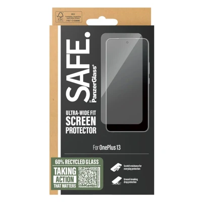 Afbeelding van Screenprotector OnePlus 13: Safe by PanzerGlass Ultra Wide Fit
