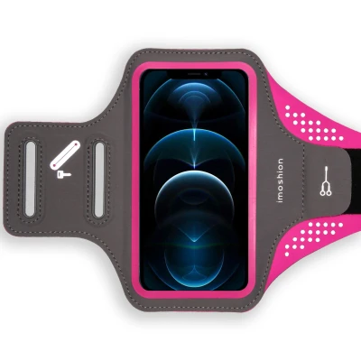 Afbeelding van iMoshion Premium Fit Telefoonhouder hardlopen Size L Paars Textiel