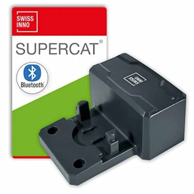 Afbeelding van SWISSINNO Connect SuperCat val detector. Digitale Bluetooth melding van muis + rattenval triggering via gratis Apple Google App. x1