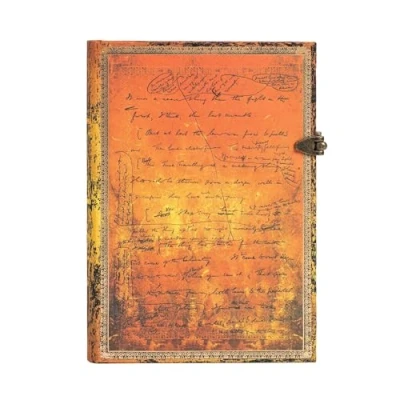 Afbeelding van Paperblanks notitieboek midi blanco h.g wells 75th annivesary