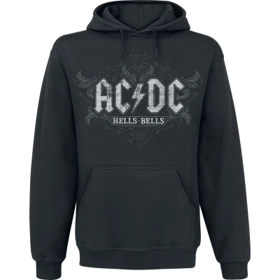 Afbeelding van AC/DC Hells Bells Trui met capuchon zwart S Katoen Band merch, Bands