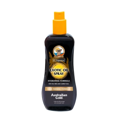 Afbeelding van Australian Gold Zonnebrand Exotic Oil Spray Zonnebrandcrème zonder SPF 237 ml Zonnespray