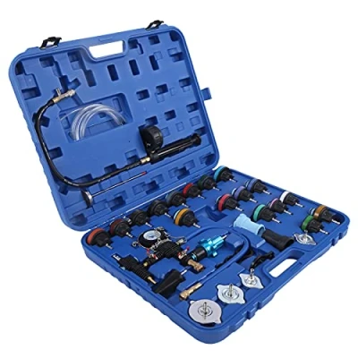 Afbeelding van Vacuüm Type Koelsysteem Kit, Radiator Druk Tester Kit Koelvloeistof 33 stks Hoge Precisie Voor RV Motorfiets Auto