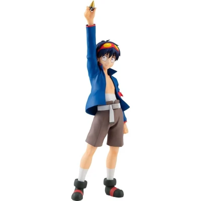 Afbeelding van Good Smile Company Simon da Tengen Patch Gurren Lagann verzamelfiguur pop up parade hoogte 18 cm