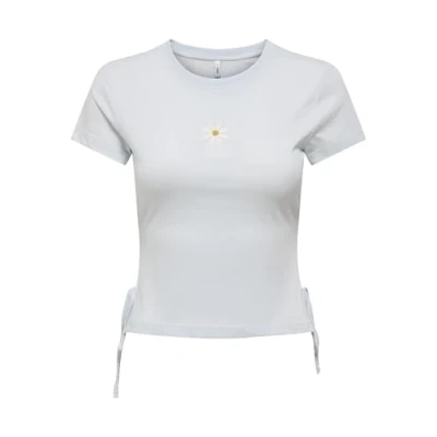 Afbeelding van ONLY Onlcarla LIFE Detail BOX Tshirt print, Dames, Maat: XS, Ballad blue