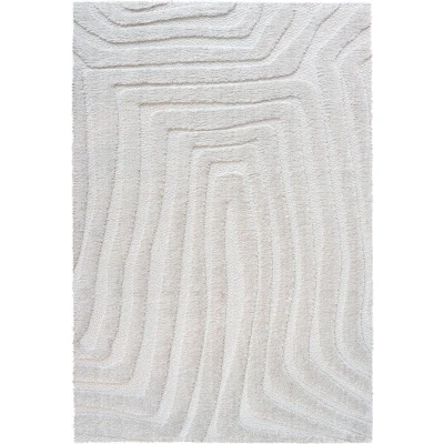 Afbeelding van Vloerkleed Lima Creme Modern Fluffy Natural 160 x 230 cm