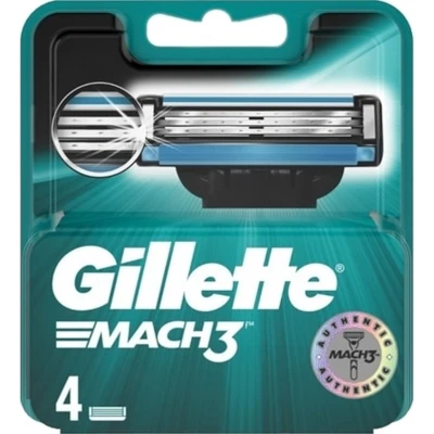 Afbeelding van Gillette Navul Scheermesjes Mach3 4 pack