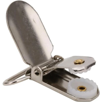 Afbeelding van Metalen fopspeen bretels clips Set van 20
