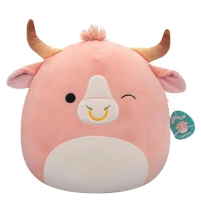 Afbeelding van Squishmallows Howland Peach Brahma Bull 40cm Plush