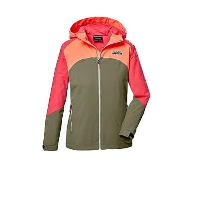 Afbeelding van killtec meisjes Functioneel jack/outdoorjack met capuchon KOS 335 GRLS JCKT, olive, 164, 41646 000