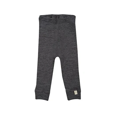 Afbeelding van DILLING Baby leggings van 100% BIO merinowol Donkergrijs Melange 80