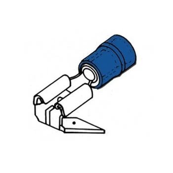 Afbeelding van Blauwe kabelschoen &quot;Piggy Back&quot; 6.4 mm