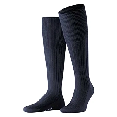 Afbeelding van Falke Bristol PURE Kneehigh Business &amp; Casual Kniekousen, Heren, Maat: 43 44, Dark navy
