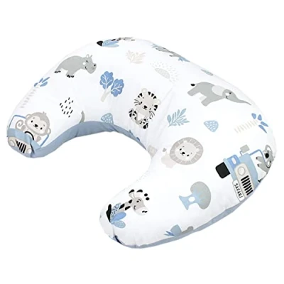 Afbeelding van TupTam Baby Voedingskussen Klein, Zoo Blauw