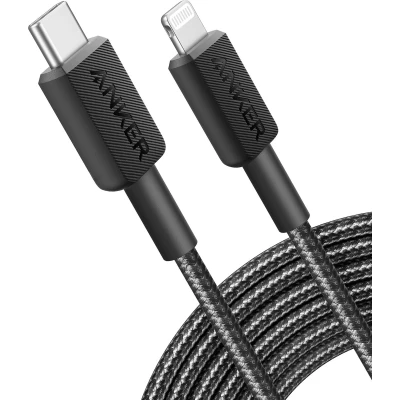 Afbeelding van Kabel Lightning Anker A81B7G11 Zwart 3 m