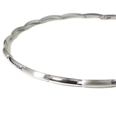 Afbeelding van Boccia 0817 02 Ketting titanium zilverkleurig 6 mm 45 cm