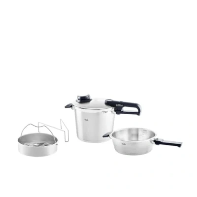 Afbeelding van Fissler Vitavit Premium snelkookpan en snelkookpan, set van 2,6 liter 6,3