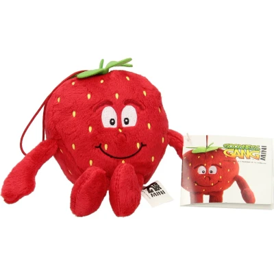Afbeelding van Knuffel Pluche Aardbei, 15cm
