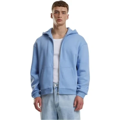 Afbeelding van Urban Classics Sweater met rits, Heren, Maat: XXL, Powderblue