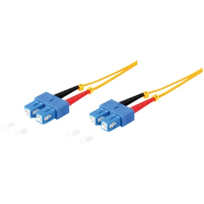 Afbeelding van Shiverpeaks S/CONN maximale connectiviteit glasvezel duplex patchkabel SC/SC 9/125µ, OS1/OS2, geel 2,0m (2 m), Netwerkkabel