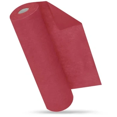 Afbeelding van Tafelloper, tafeldecoratie, in rood (30 cm x 25 m), feestelijke decoratie voor verjaardagen en bruiloften, feestdecoratie bruiloftsdecoratie, veelzijdige tafelloper