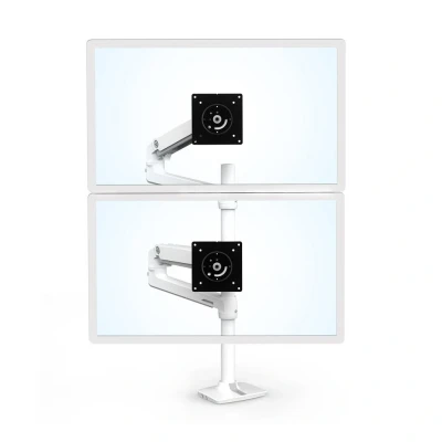 Afbeelding van Ergotron LX Series Dual Stacking Arm 40 Klem Wit