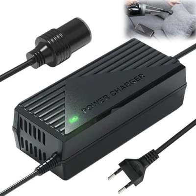 Afbeelding van spanningsomvormer, 230 V naar 12 V, 15 A, 180 W, adapter sigarettenaansteker, stopcontact, AC DC auto voeding, voor autostofzuiger, ventilator, koelkast, luchtpomp