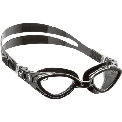 Afbeelding van Cressi Fox Goggles Zwembril voor volwassenen met platte lenzen natuurlijk zicht