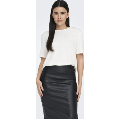 Afbeelding van JDY shirt ronde hals cloud dancer maat M