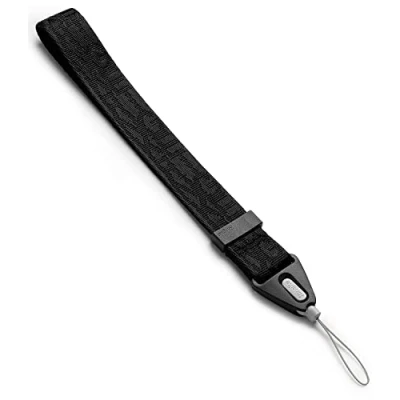 Afbeelding van Ringke Handriem, Polsmanchet Lanyard Verstelbare String Patroon Riem Ontworpen voor Universele iPhone / Galaxy Android Mobiele Telefoon Cases, Digitale Camera, DSLR, USB, Sleutels, ID Lettering Black 2