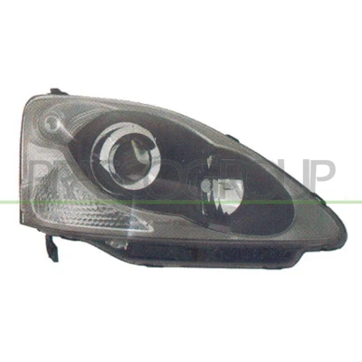 Afbeelding van PRASCO HD0404903 Koplampen rechts H1, HB3 Rookgrijs voor rechtsrijdend verkeer HONDA: CIVIC 7 Hatchback