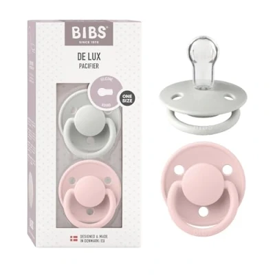 Afbeelding van BIBS Soother De Lux Haze &amp; Blossom 0 36 maanden, 2 stuks.