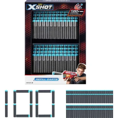 Afbeelding van ZURU X SHOT Refill Darts, 100 Darts