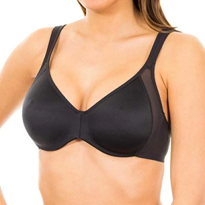 Afbeelding van Dim Generous Minimizer beha met beugel voor dames, 1 stuk, Zwart, 100D