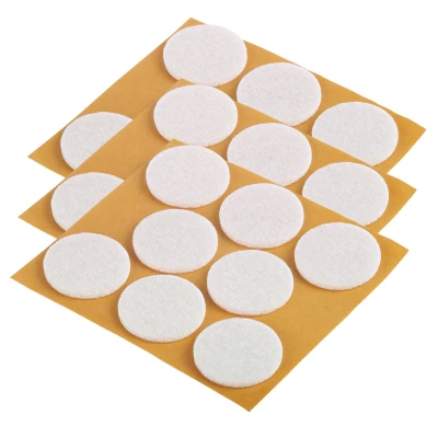 Afbeelding van Fix o moll viltglijder rond 28mm wit