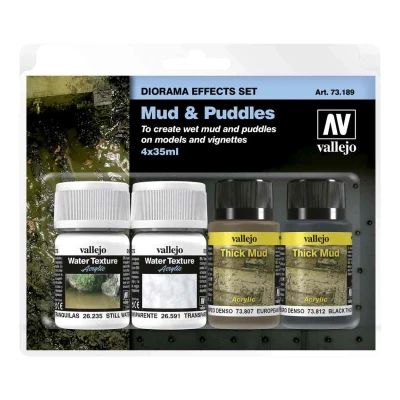 Afbeelding van Diorama Effects Set Mud &amp; Puddles 35ml 73189
