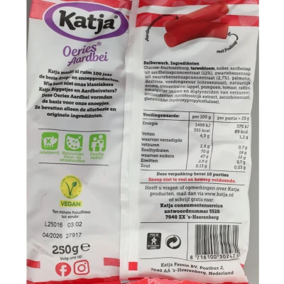 Afbeelding van 12x Katja Oeries Aardbei 250 gr