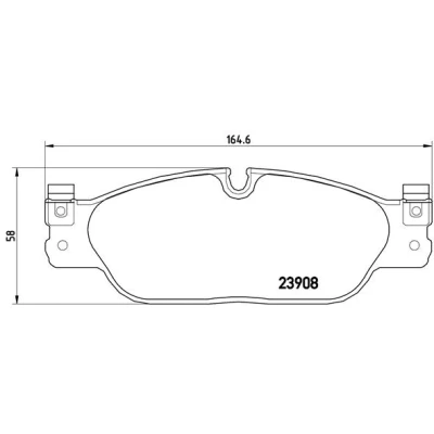 Afbeelding van Brembo Remblokset P 36 021