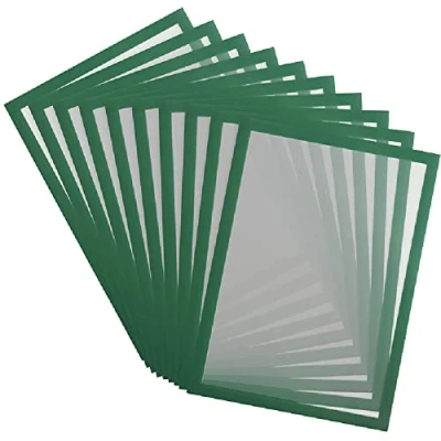 Afbeelding van Tarifold Magneto Pro 10 195235 Magnetisch informatieframe A4 voor documenten, notities, borden, vervanging en snel inbrengen magnetische achterkant, groen, stuks