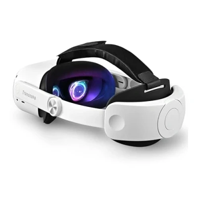 Afbeelding van TRANSNOVO Hoofdband Accessoires Compatibel met oculus quest 2, meta 2 accessories, head strap, intrekbare lichtgewicht Elite band één knop, verbeterde comfortondersteuning