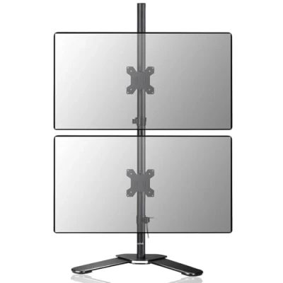 Afbeelding van Suptek Dubbele Monitorstandaard voor 13 27 inch LCD LED Schermen (80 cm Hoog), VESA 75/100 mm Tot 10 KG, Kantelhoek ±45 Draaibaar 45 Draai 360 , Monitorarm ML6802